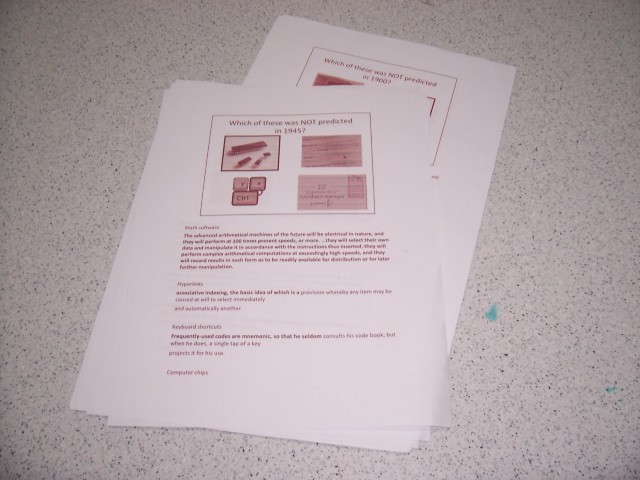 Handouts