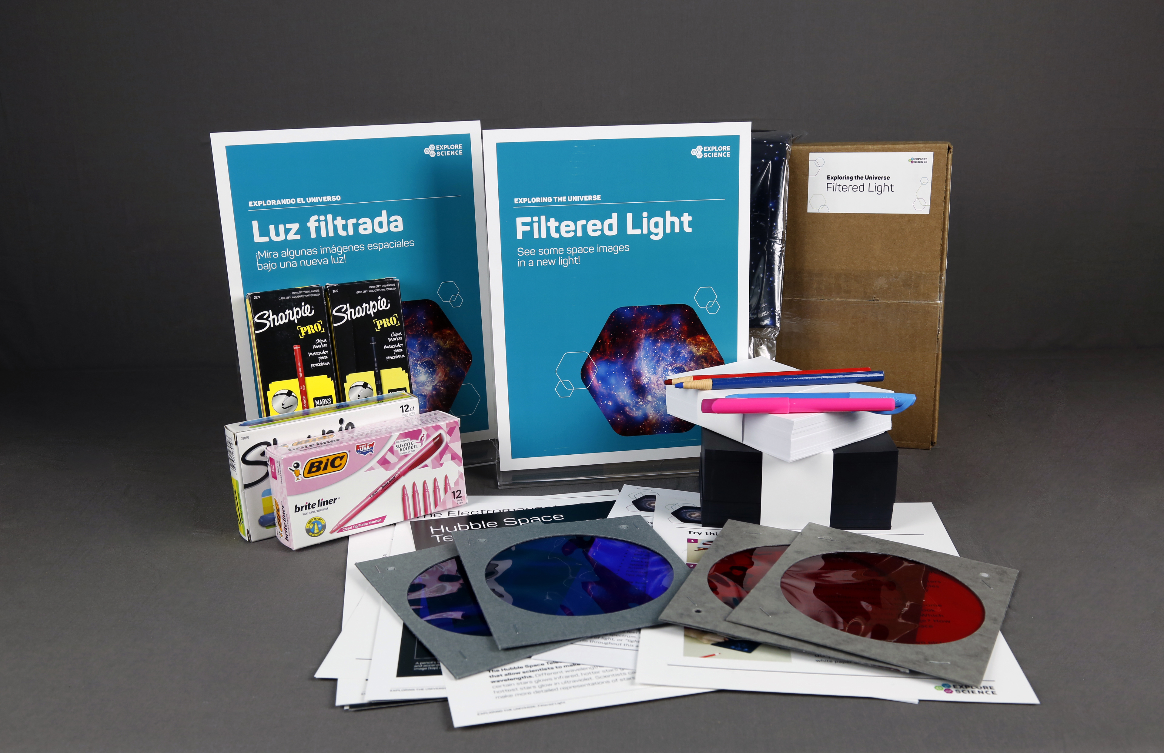 Exploring the Universe Filtered Light NISE Network