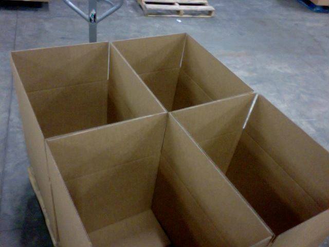 Empty NanoDays shipping boxes