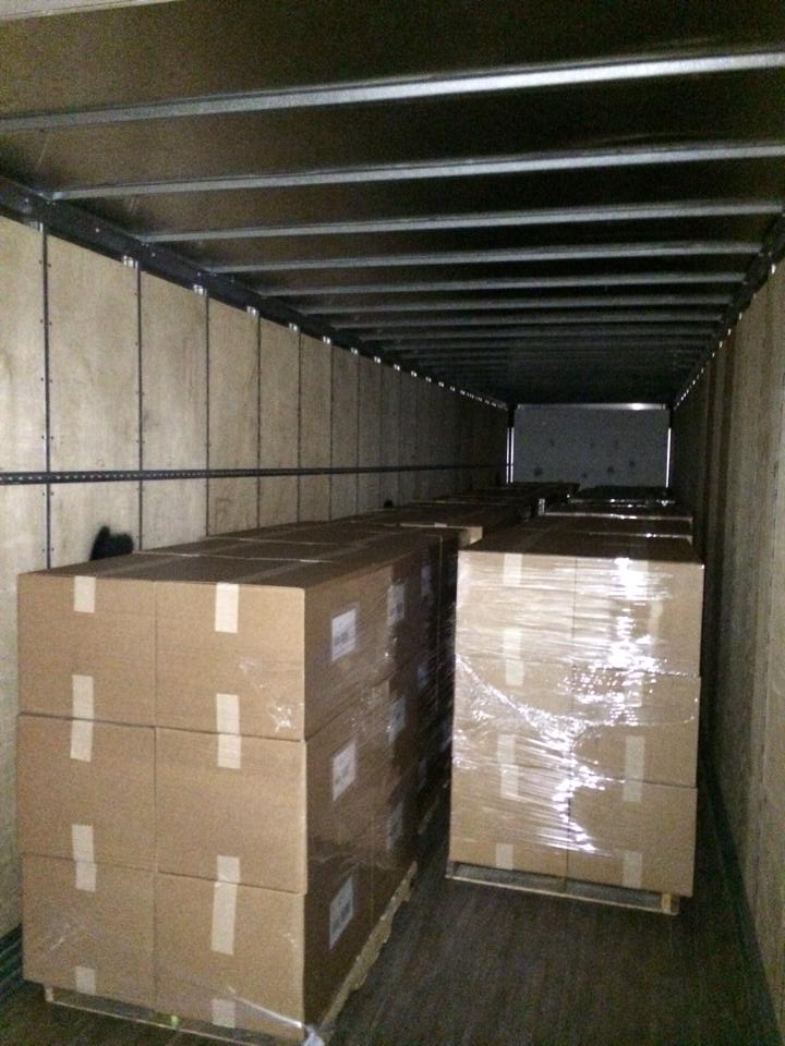 NanoDays physical kits on the shipping truck