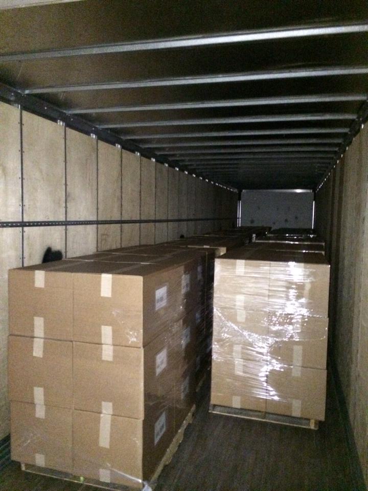 NanoDays physical kits on the shipping truck