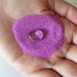 hydrophobic sand in water