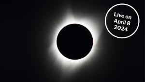 Hero image showing the 2017 total solar eclipse