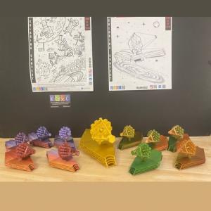 Kauai Community Science Center  Waimea Hawaii Webb Space Telescope event 3D printed models