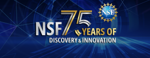 NSF 75th anniversary logo