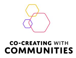 Co-Creating with Communities Logo