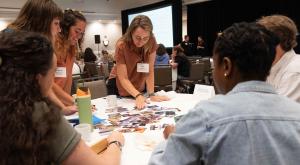 What Values Do You Share Conversation Starter activity at the STEM Learning Ecosystems 2025 meeting