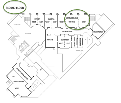 ASTC 2022 Breakfast floorplan Westin 2nd floor CIRCLEDrev