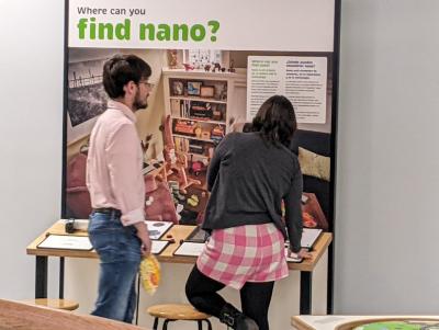 Greensboro Science Center Nano exhibition 2023 Where can you find nano exhibit