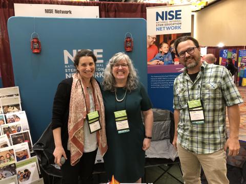  Brad Herring at an 2019 ACM conference with Ali Jackon and Catherine McCarthy I