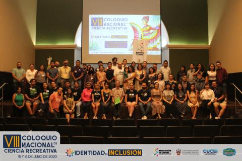 Members of Recreacion en Cadena, the Mexican Network of Science Recreation Groups during its Colloquium in Guadalajara June 9, 2023