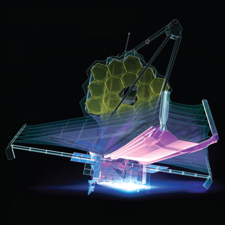 Square version of the JWST poster