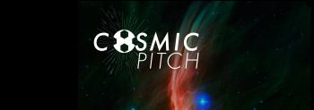 Cosmic Pitch logo showing a soccerball
