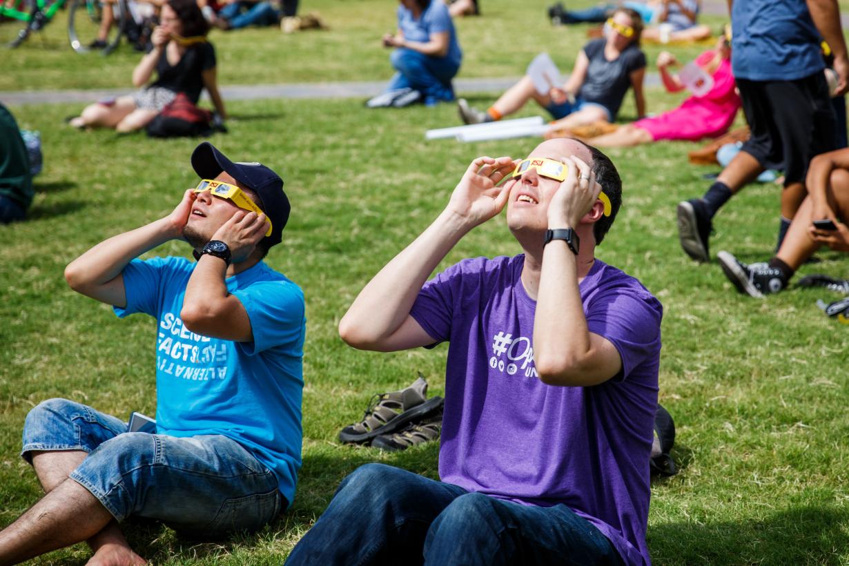 Arizona State University solar eclipse event