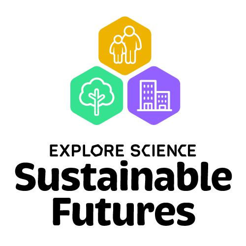 Explore Science: Sustainable Futures logo in full color