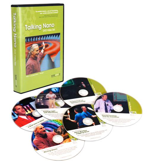 Image of a set of DVDs labled Talking Nano