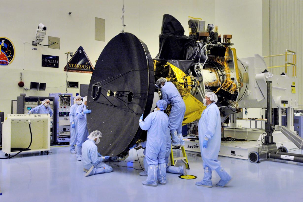 NASA scientists put together the Mars Reconnaissance Orbiter