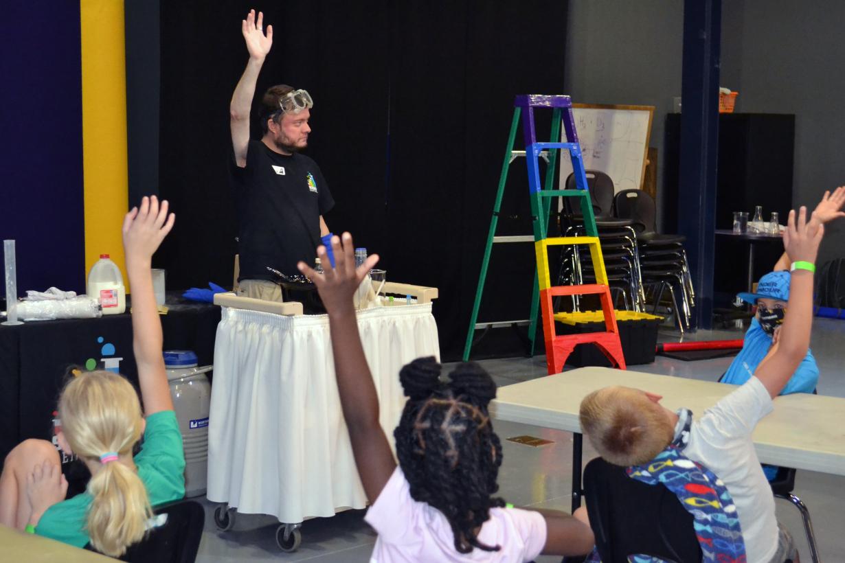 Science Central Ice Cream demo