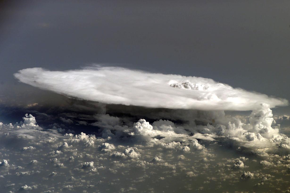 Cumulonimbus cloud over Africa