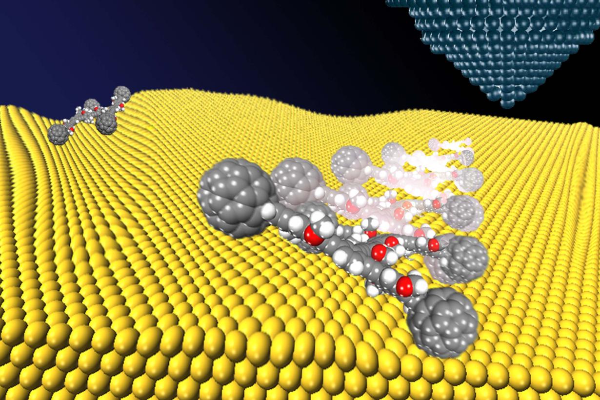 Illustration of nano-sized robots