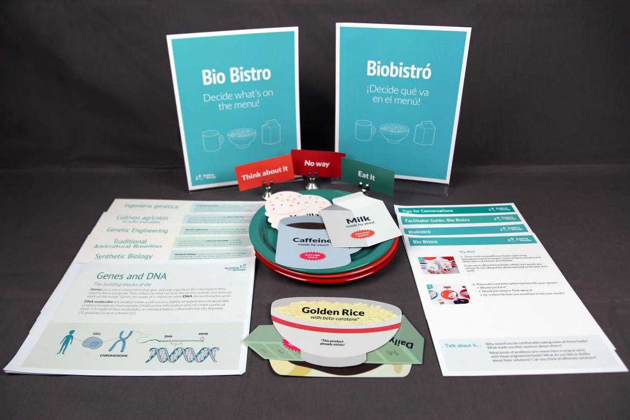Building with Biology Bio Bistro activity components