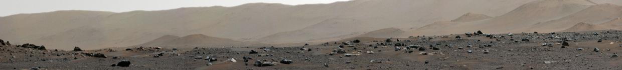 Panorama image of mars taken by Perseverance