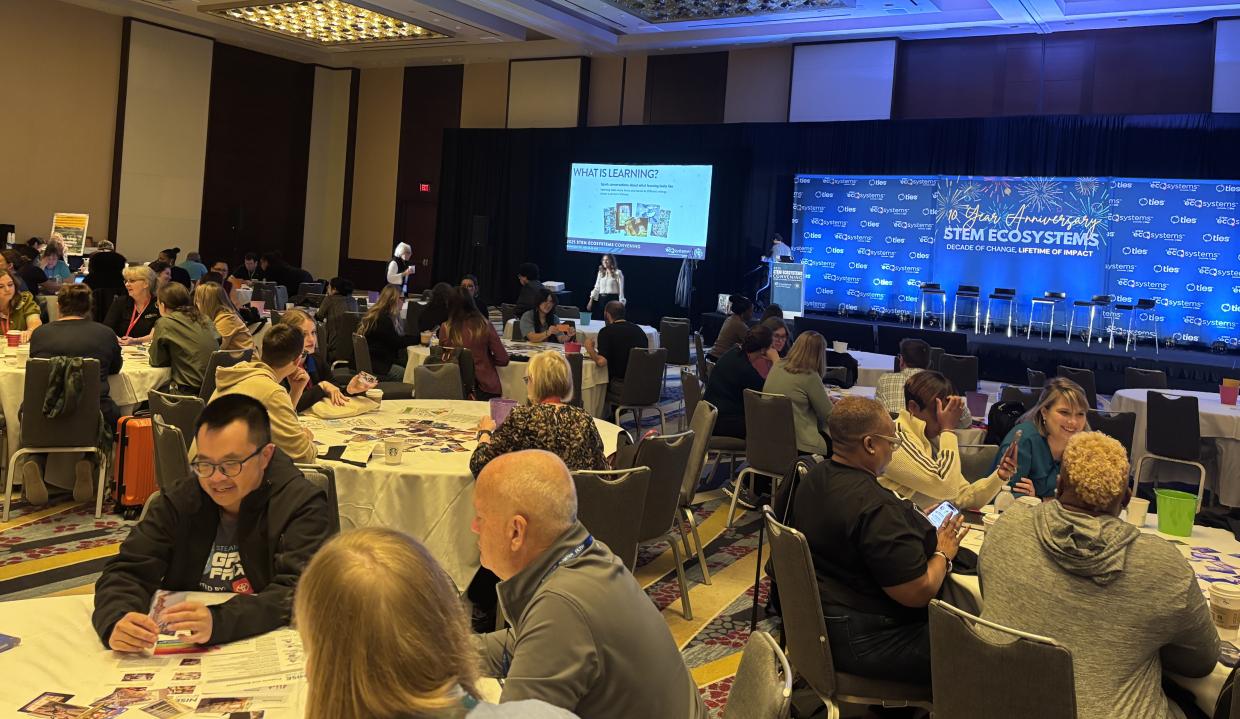 What is Learning cards at STEM Ecosystems convening Washington DC October 2025