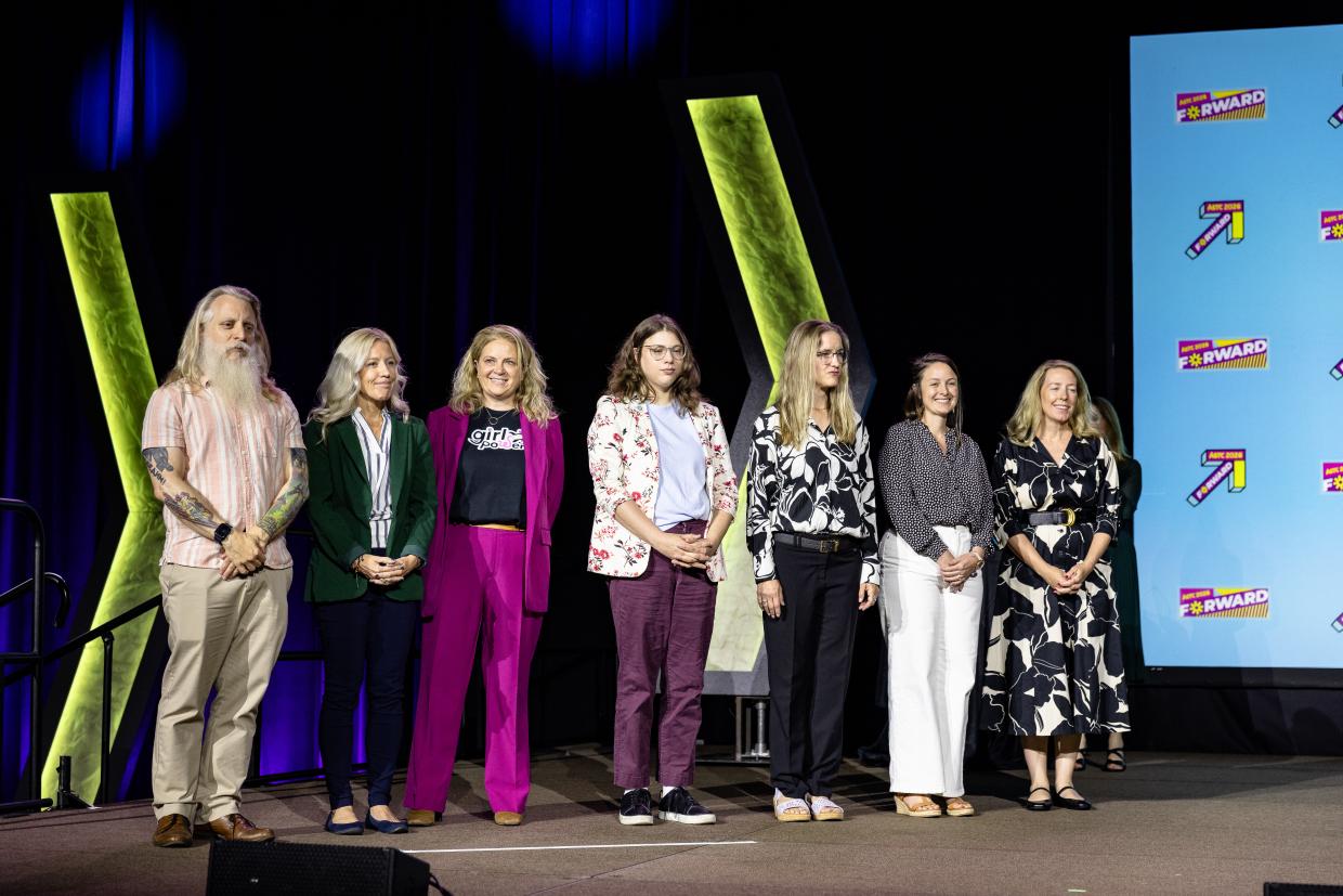 ASTC 2026 Leading Edge Awardees on stage at the ASTC conference
