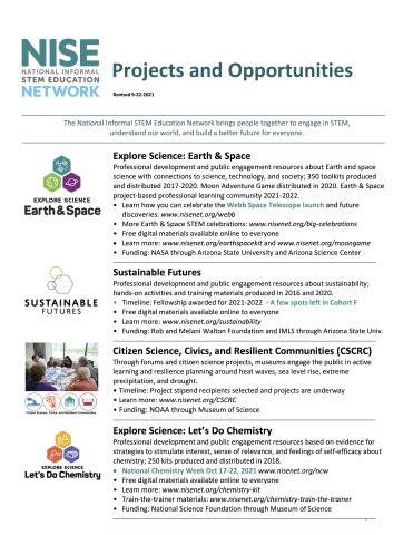 NISE Net opportunities fact sheet revised 9-22-21