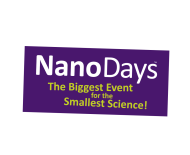 Purple NanoDays logo - the Biggest Event for the Smallest Science