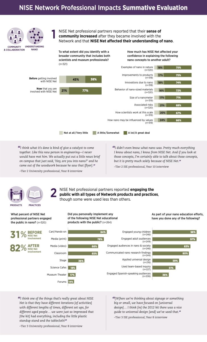 NISE Network Nano Professional Impacts Evaluation executive summary page 2