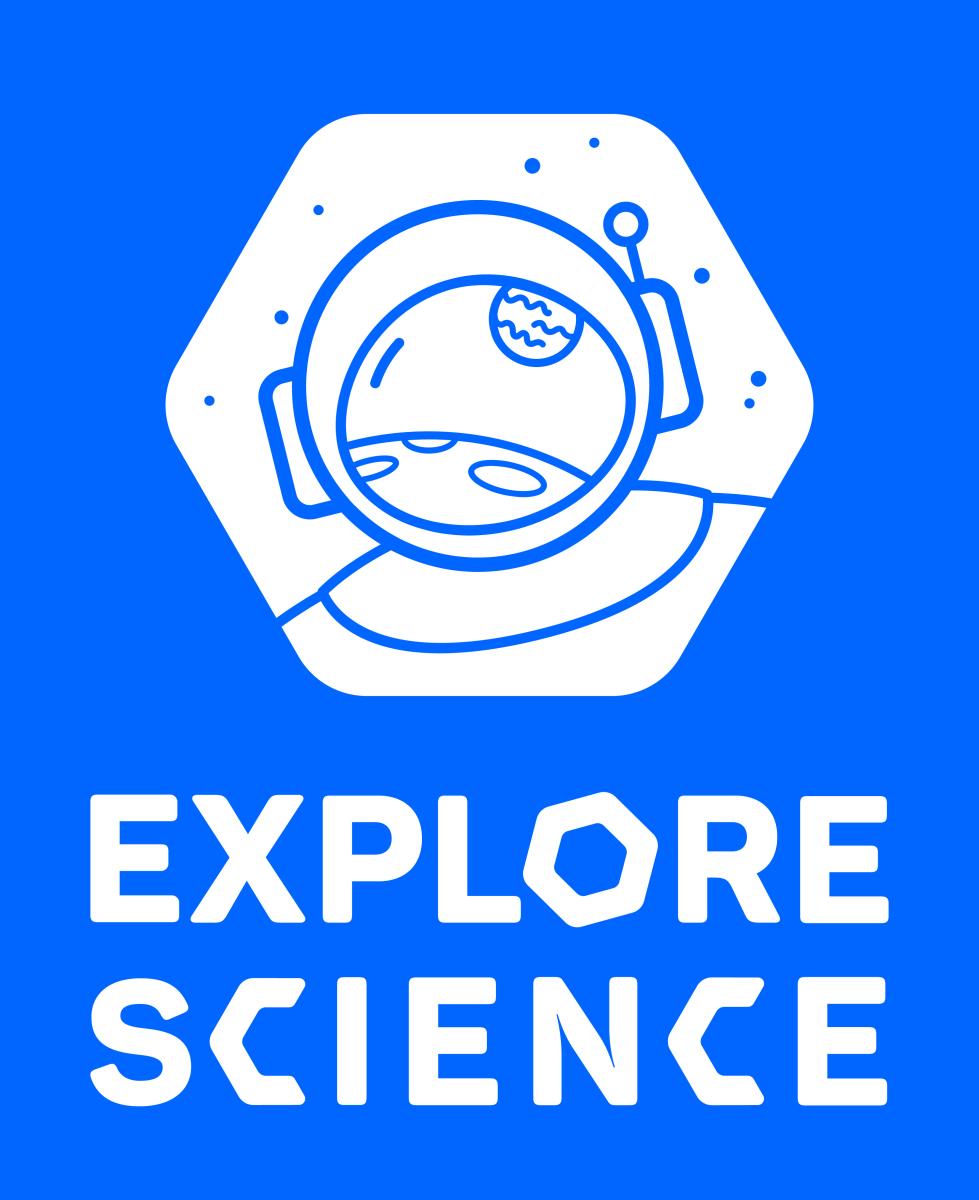 Voyage Explore Science logo vertical white on blue (JPG)