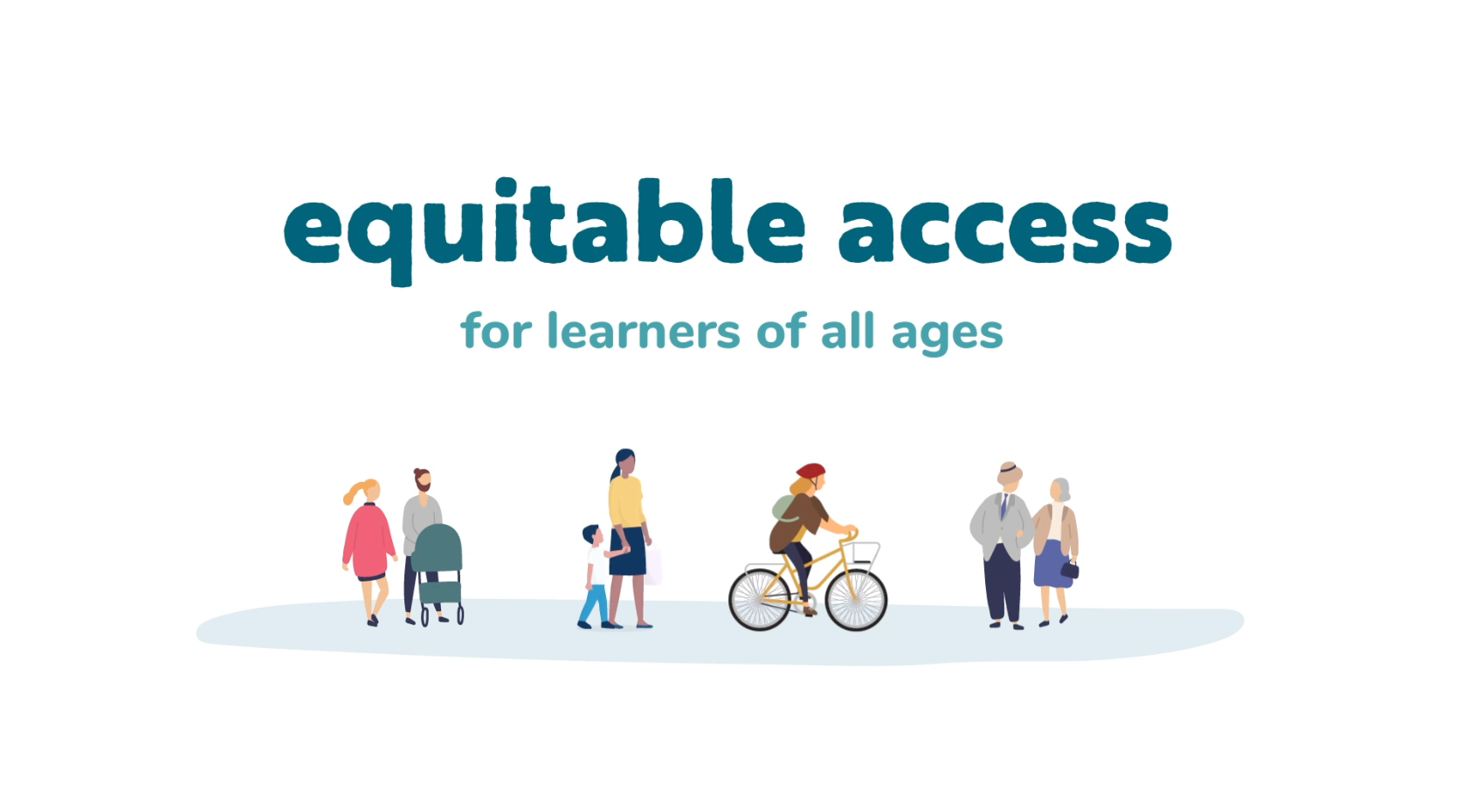 STEM Learning Ecosystems introductory video screenshot showing equitable access for learners of all ages