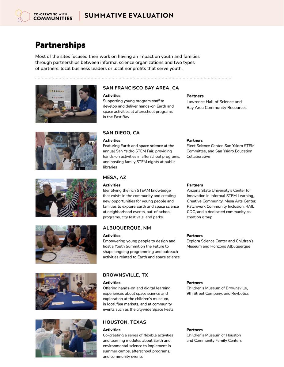 Co-Creating with Communities Summative Evaluation Report  - Executive Summary - May 2026 page 2