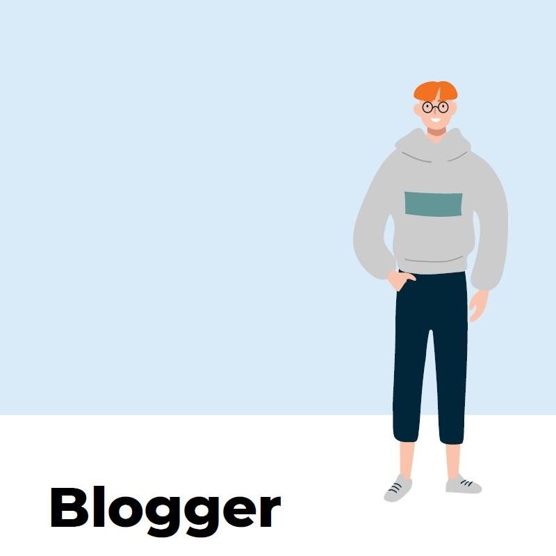 stakeholder card for blogger