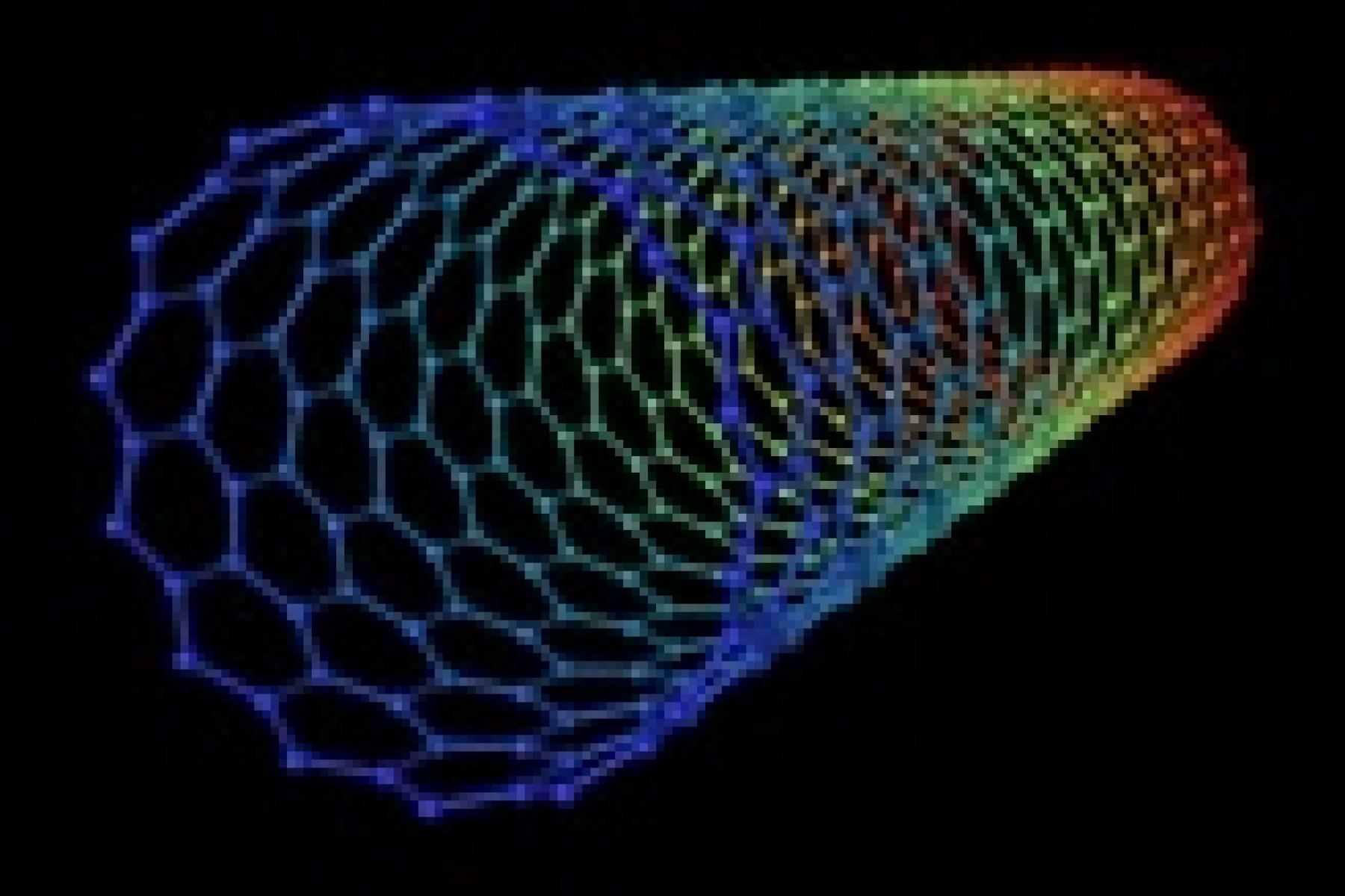 Model of a carbon nano tube