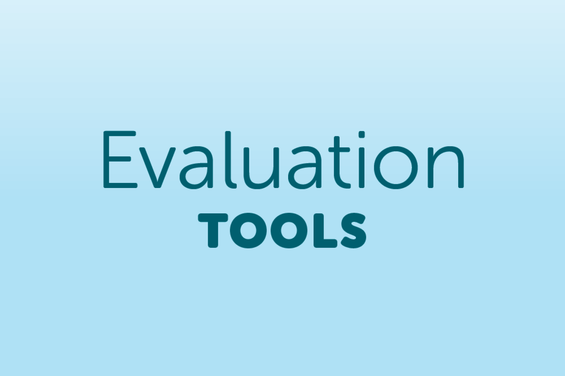 Blue evaluation tools icon slide