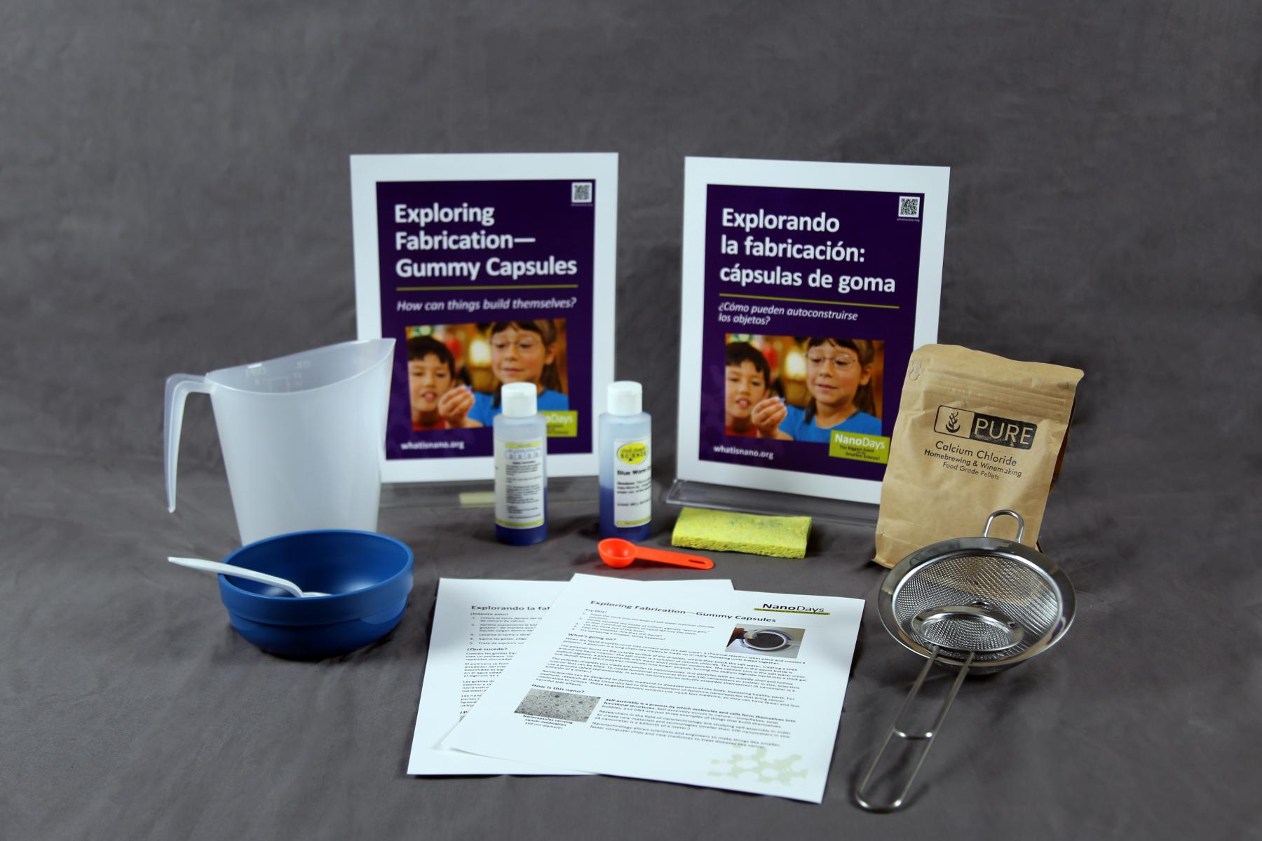 Photo of Gummy capsules activity materials