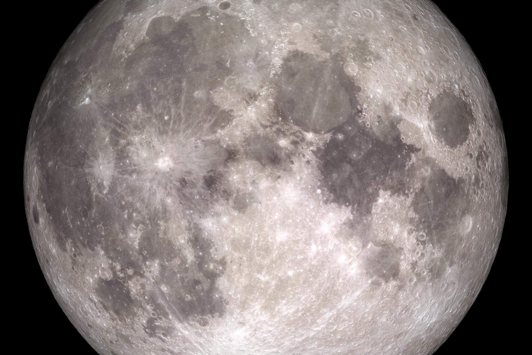 The near side of the Moon, as seen by the cameras aboard NASA's Lunar Reconnaissance Orbiter spacecraft (NASA/GSFC/Arizona State University, 2017)