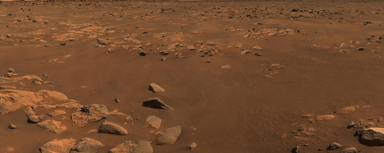 A panorama at Van Zyl Overlook on Mars from the NASA Perseverance rover