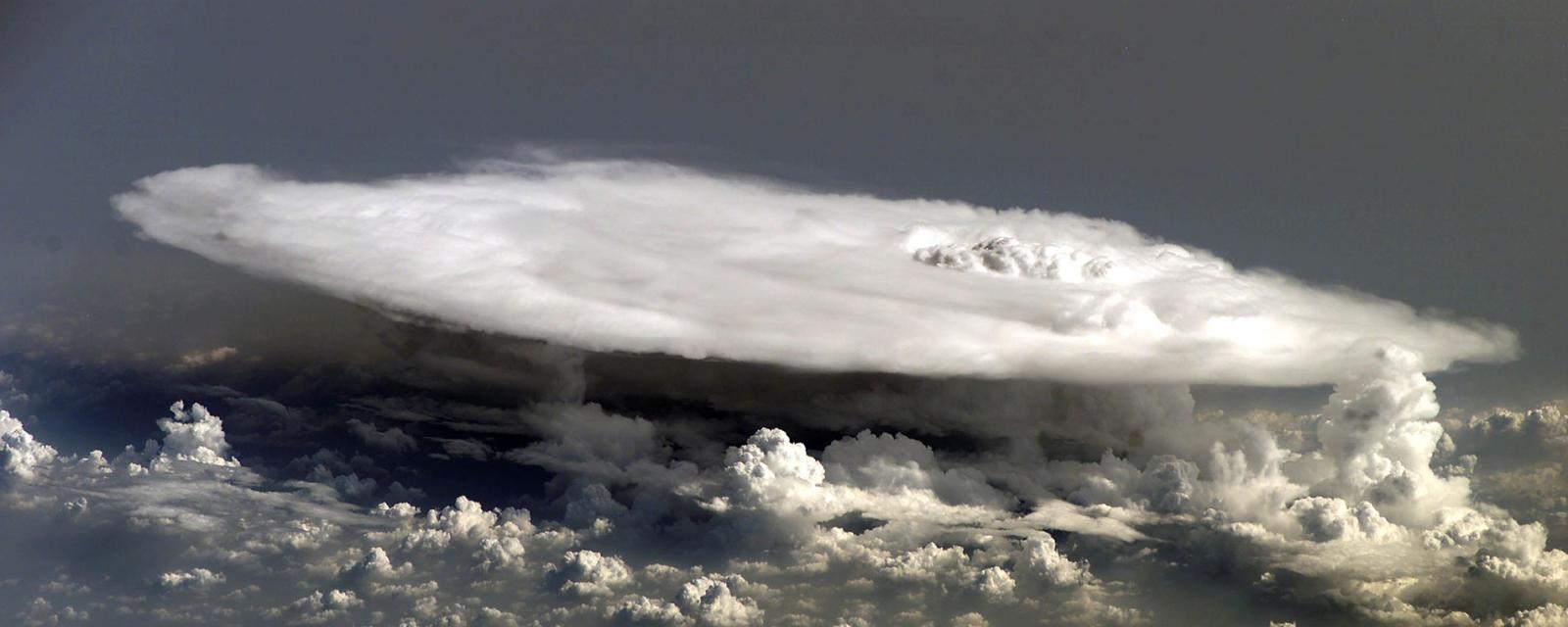 Cumulonimbus cloud over Africa