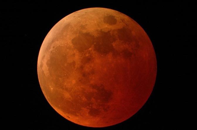 An image of a lunar eclipse